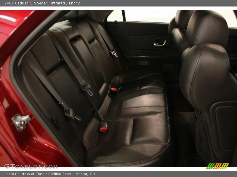 Infrared / Ebony 2007 Cadillac CTS Sedan
