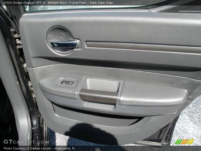 Brilliant Black Crystal Pearl / Dark Slate Gray 2009 Dodge Charger SRT-8