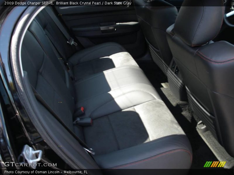 Brilliant Black Crystal Pearl / Dark Slate Gray 2009 Dodge Charger SRT-8