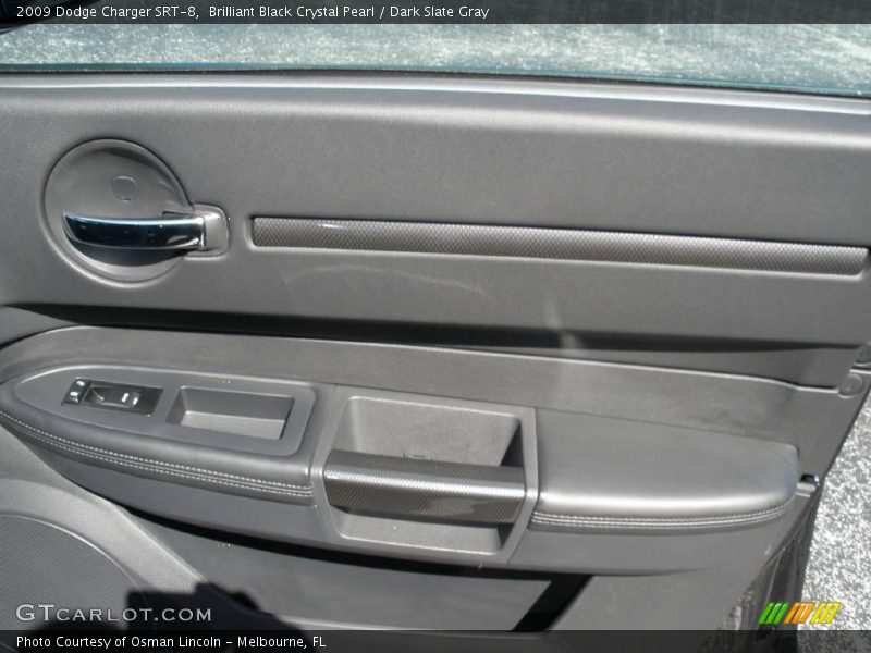 Brilliant Black Crystal Pearl / Dark Slate Gray 2009 Dodge Charger SRT-8