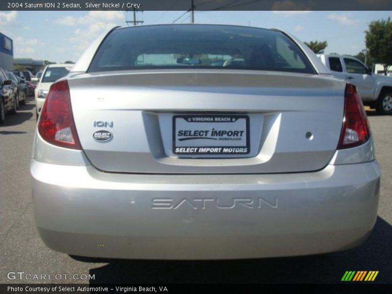 Silver Nickel / Grey 2004 Saturn ION 2 Sedan