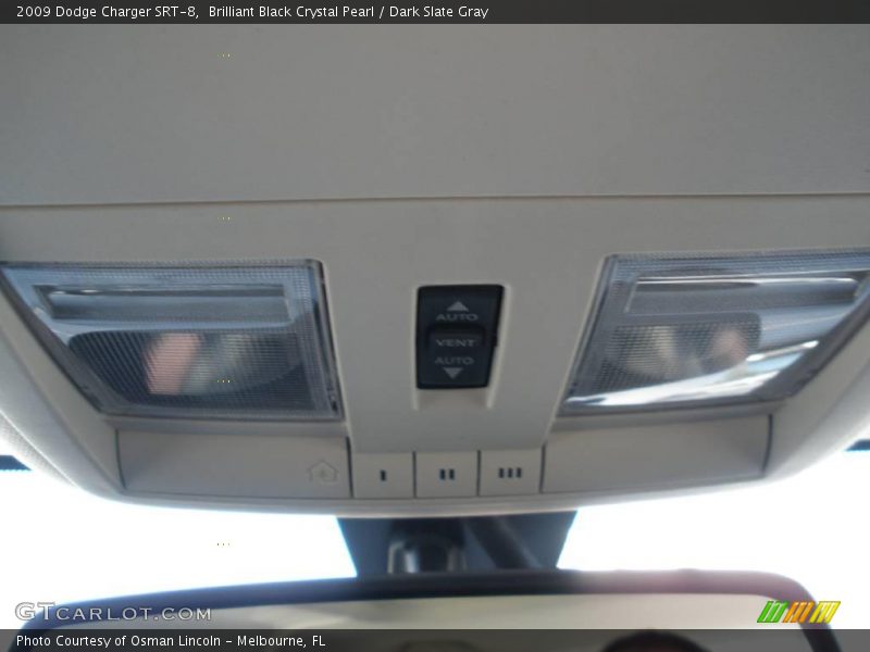 Brilliant Black Crystal Pearl / Dark Slate Gray 2009 Dodge Charger SRT-8