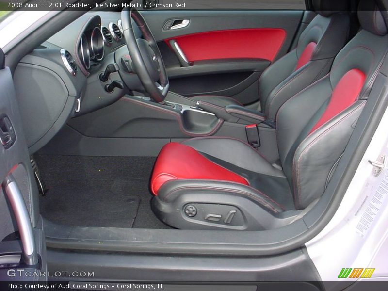  2008 TT 2.0T Roadster Crimson Red Interior