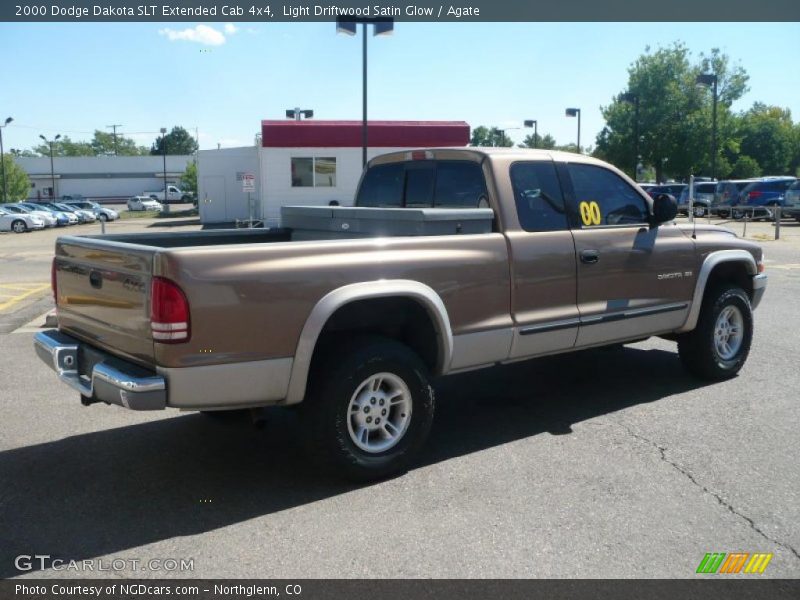 Light Driftwood Satin Glow / Agate 2000 Dodge Dakota SLT Extended Cab 4x4