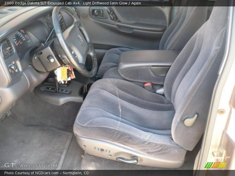 Light Driftwood Satin Glow / Agate 2000 Dodge Dakota SLT Extended Cab 4x4