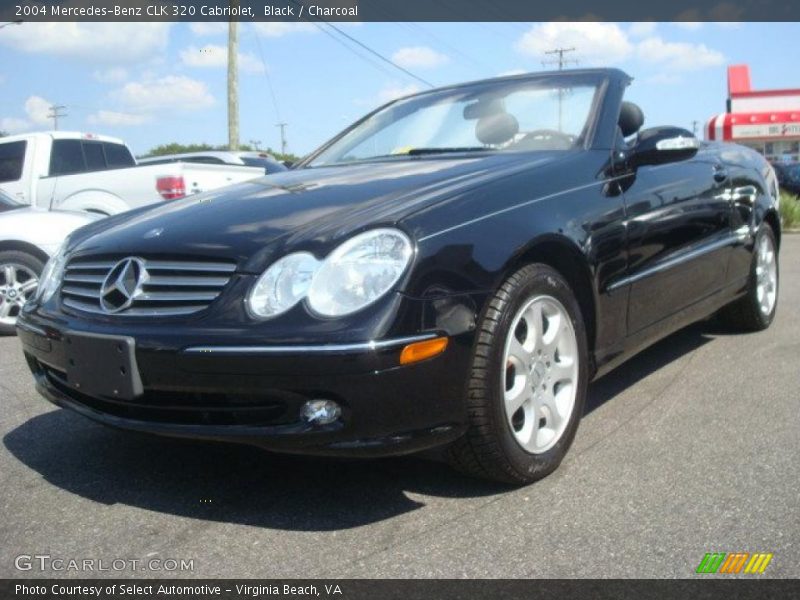 Black / Charcoal 2004 Mercedes-Benz CLK 320 Cabriolet