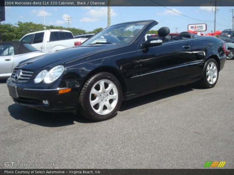 Black / Charcoal 2004 Mercedes-Benz CLK 320 Cabriolet