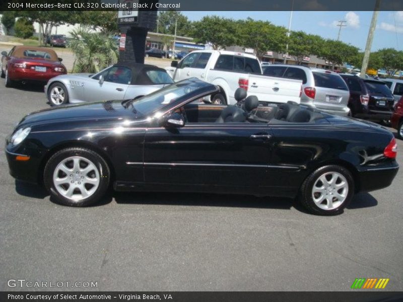 Black / Charcoal 2004 Mercedes-Benz CLK 320 Cabriolet