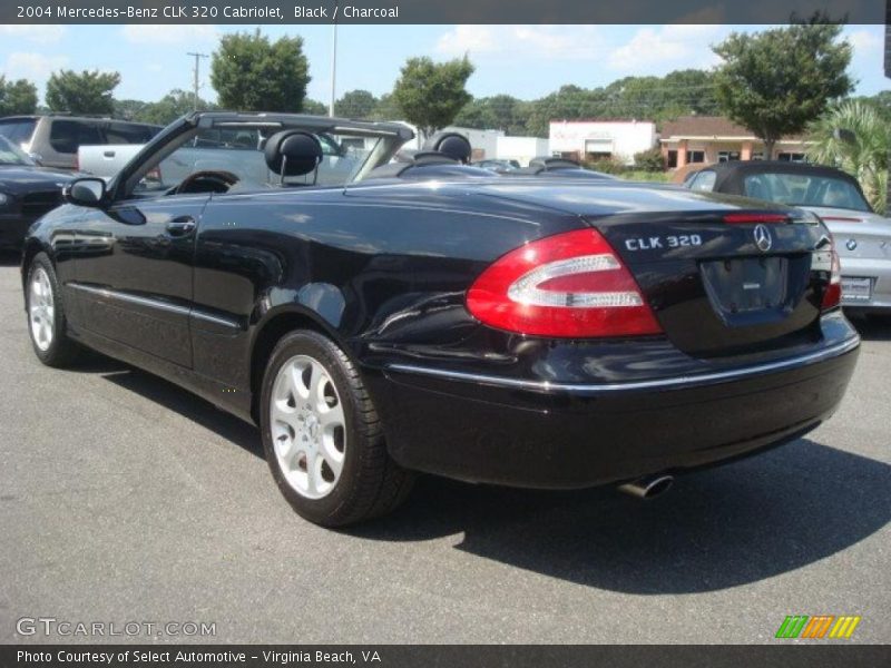Black / Charcoal 2004 Mercedes-Benz CLK 320 Cabriolet