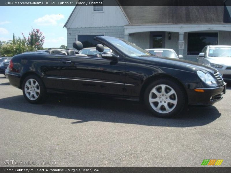 Black / Charcoal 2004 Mercedes-Benz CLK 320 Cabriolet