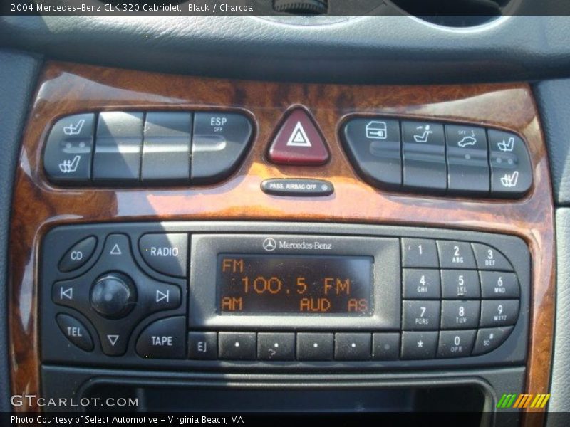 Black / Charcoal 2004 Mercedes-Benz CLK 320 Cabriolet