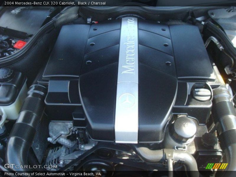 Black / Charcoal 2004 Mercedes-Benz CLK 320 Cabriolet