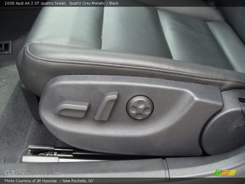 Quartz Grey Metallic / Black 2008 Audi A4 2.0T quattro Sedan
