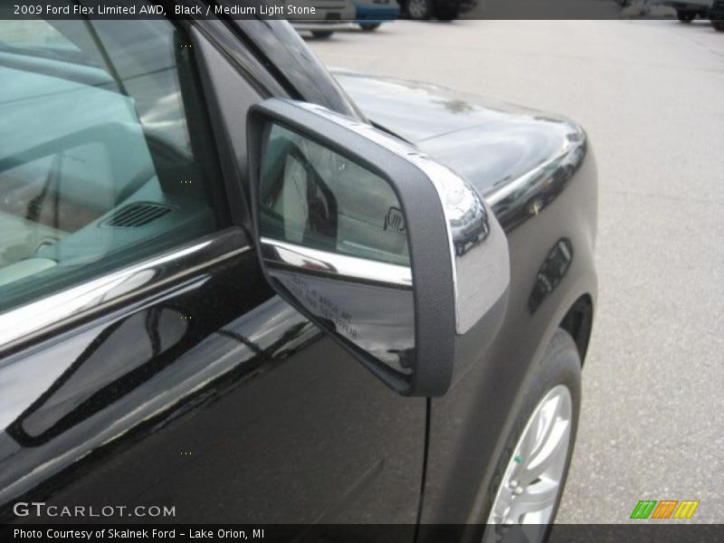 Black / Medium Light Stone 2009 Ford Flex Limited AWD