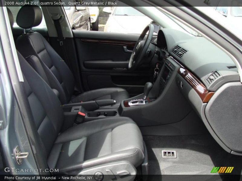 Quartz Grey Metallic / Black 2008 Audi A4 2.0T quattro Sedan