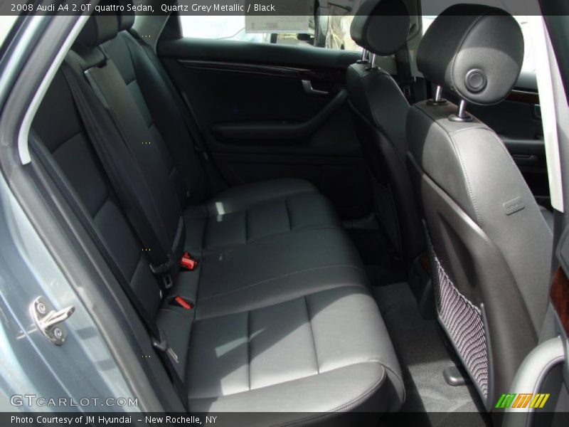 Quartz Grey Metallic / Black 2008 Audi A4 2.0T quattro Sedan