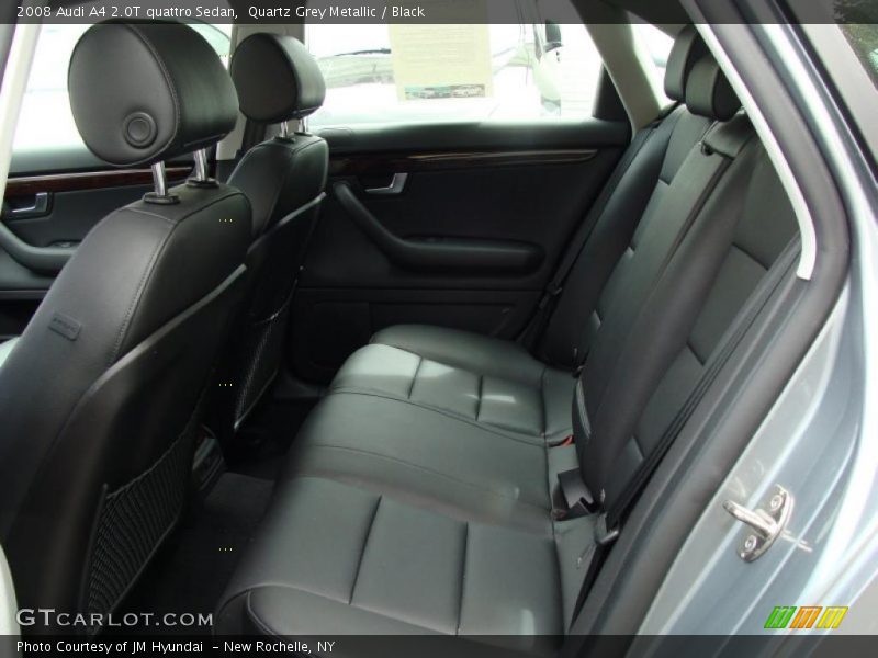 Quartz Grey Metallic / Black 2008 Audi A4 2.0T quattro Sedan