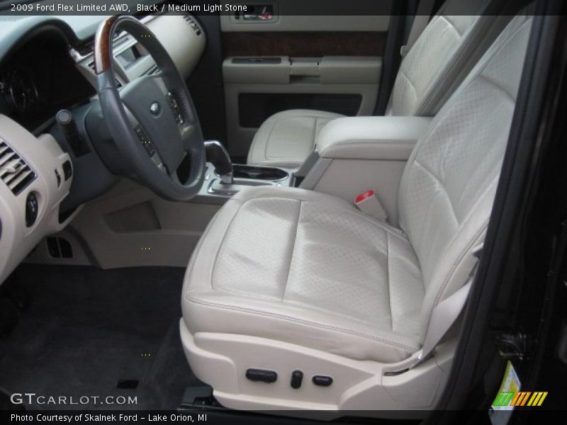 Black / Medium Light Stone 2009 Ford Flex Limited AWD