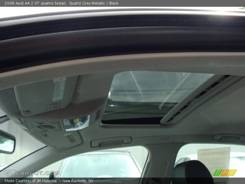 Quartz Grey Metallic / Black 2008 Audi A4 2.0T quattro Sedan
