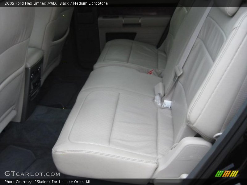 Black / Medium Light Stone 2009 Ford Flex Limited AWD