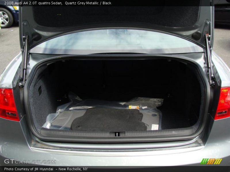 Quartz Grey Metallic / Black 2008 Audi A4 2.0T quattro Sedan