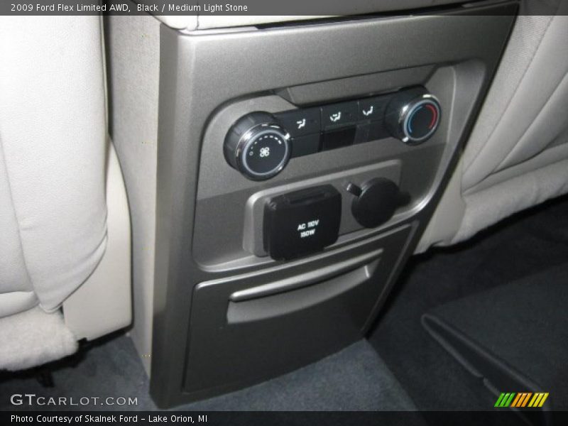 Black / Medium Light Stone 2009 Ford Flex Limited AWD