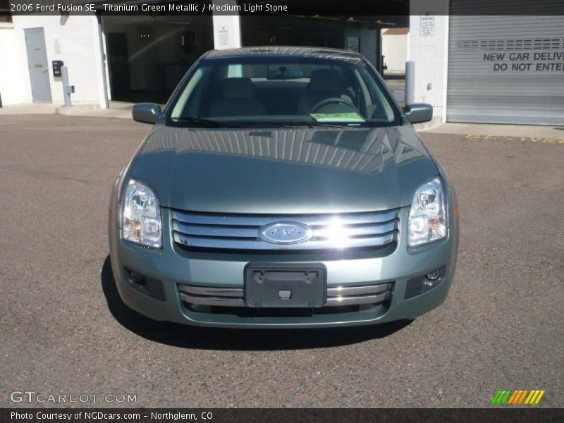Titanium Green Metallic / Medium Light Stone 2006 Ford Fusion SE