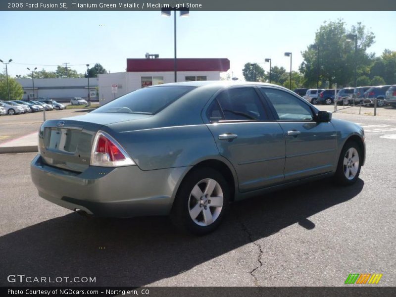 Titanium Green Metallic / Medium Light Stone 2006 Ford Fusion SE