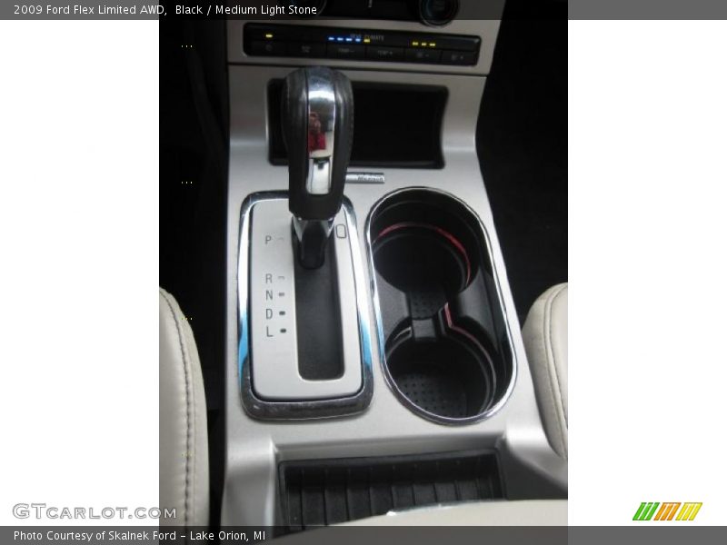 Black / Medium Light Stone 2009 Ford Flex Limited AWD