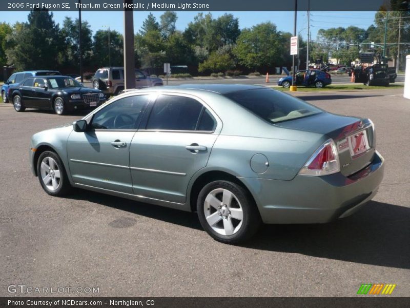 Titanium Green Metallic / Medium Light Stone 2006 Ford Fusion SE