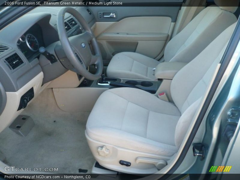 Titanium Green Metallic / Medium Light Stone 2006 Ford Fusion SE