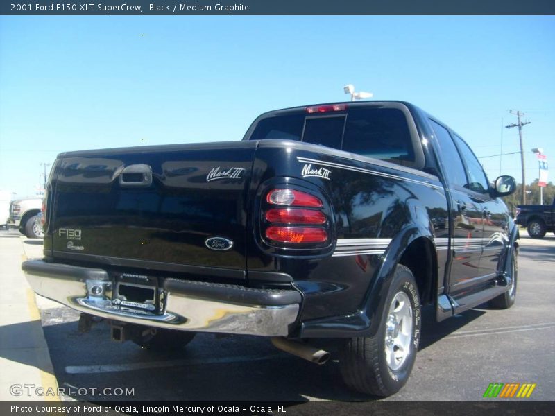 Black / Medium Graphite 2001 Ford F150 XLT SuperCrew