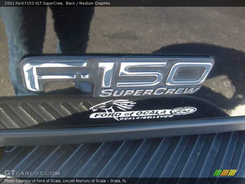 Black / Medium Graphite 2001 Ford F150 XLT SuperCrew