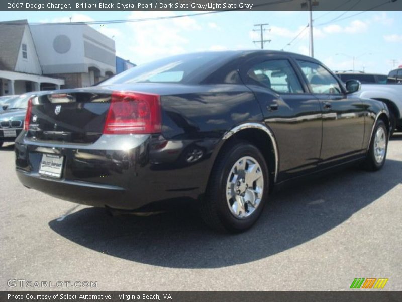 Brilliant Black Crystal Pearl / Dark Slate Gray/Light Slate Gray 2007 Dodge Charger