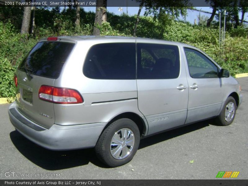 Silver Shadow Pearl / Oak 2001 Toyota Sienna CE