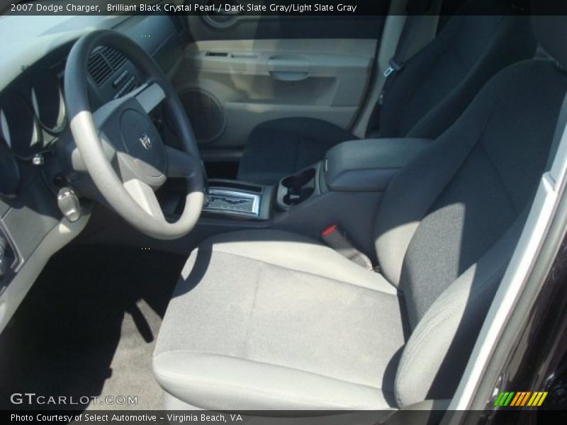 Brilliant Black Crystal Pearl / Dark Slate Gray/Light Slate Gray 2007 Dodge Charger