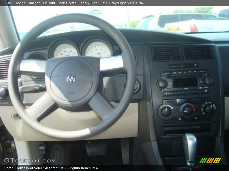 Brilliant Black Crystal Pearl / Dark Slate Gray/Light Slate Gray 2007 Dodge Charger