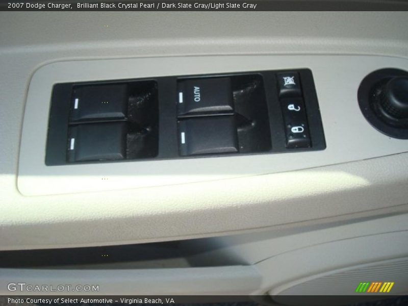 Brilliant Black Crystal Pearl / Dark Slate Gray/Light Slate Gray 2007 Dodge Charger