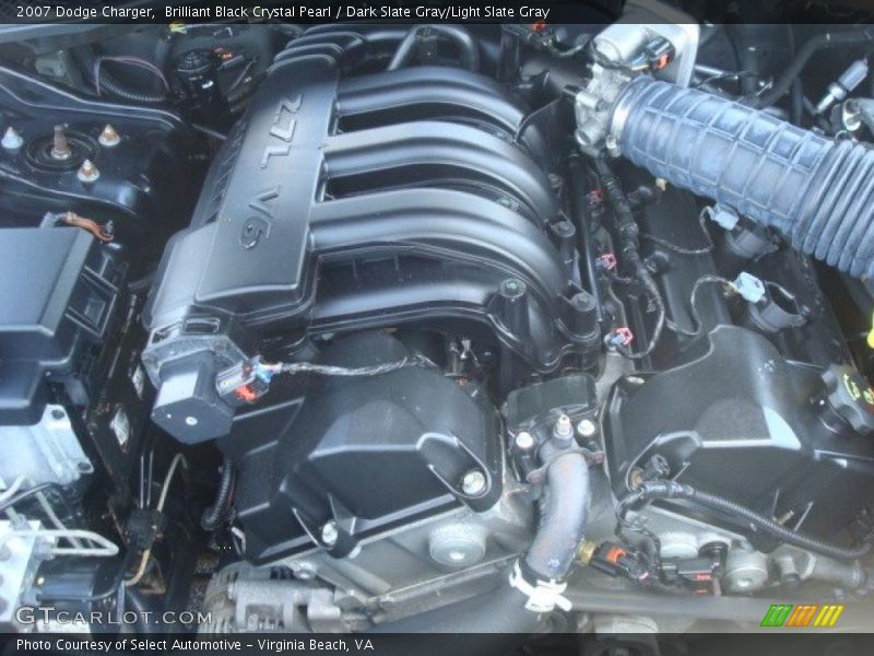 Brilliant Black Crystal Pearl / Dark Slate Gray/Light Slate Gray 2007 Dodge Charger