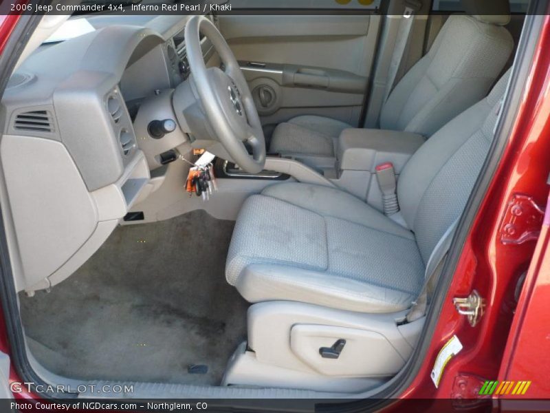 Inferno Red Pearl / Khaki 2006 Jeep Commander 4x4