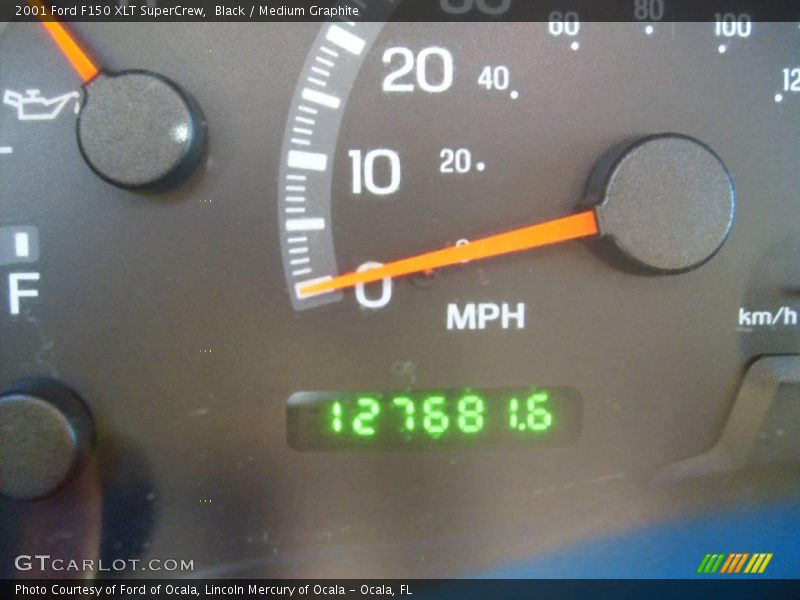 Black / Medium Graphite 2001 Ford F150 XLT SuperCrew