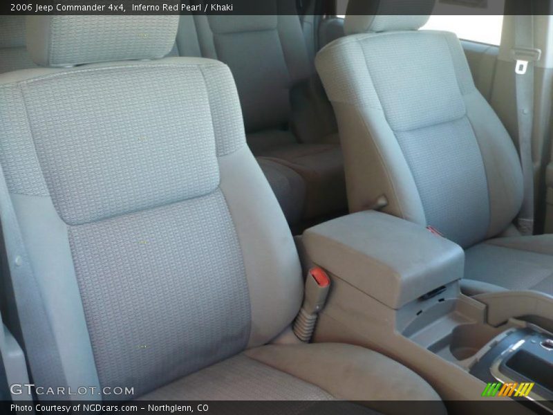 Inferno Red Pearl / Khaki 2006 Jeep Commander 4x4