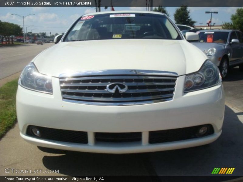 Ivory Pearl / Graphite 2007 Infiniti M 35x Sedan