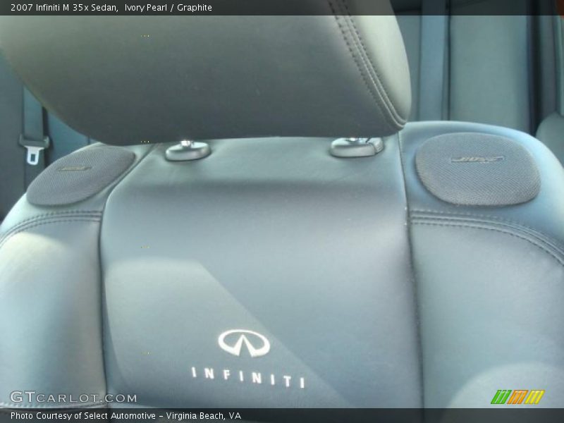 Ivory Pearl / Graphite 2007 Infiniti M 35x Sedan