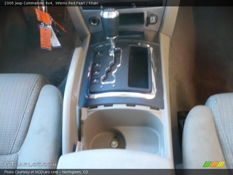 Inferno Red Pearl / Khaki 2006 Jeep Commander 4x4