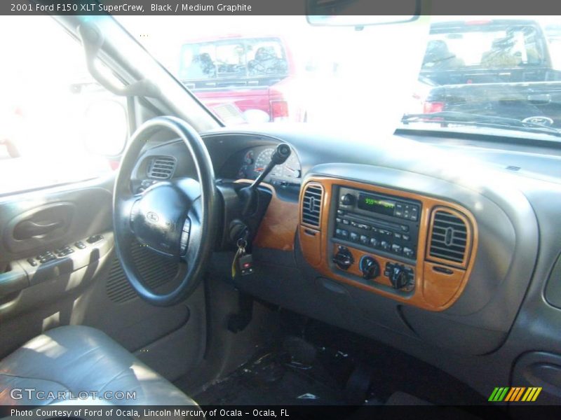 Black / Medium Graphite 2001 Ford F150 XLT SuperCrew