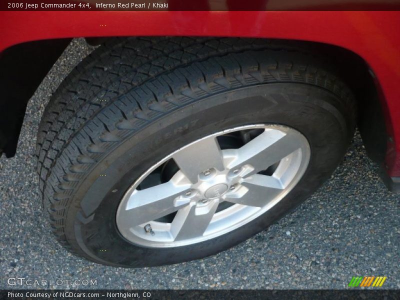 Inferno Red Pearl / Khaki 2006 Jeep Commander 4x4