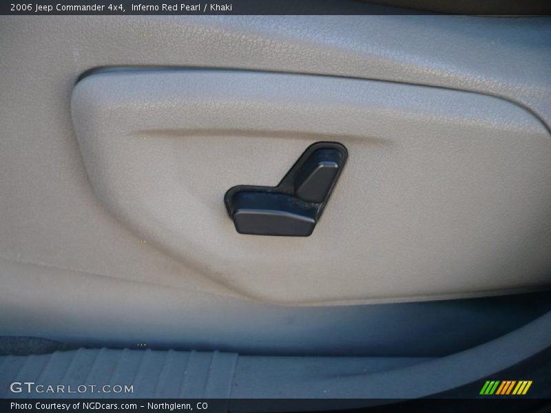 Inferno Red Pearl / Khaki 2006 Jeep Commander 4x4