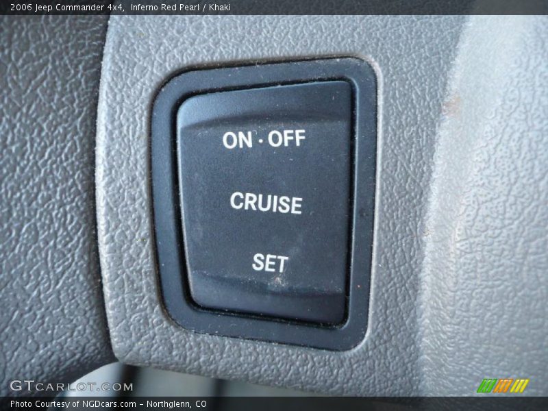 Inferno Red Pearl / Khaki 2006 Jeep Commander 4x4