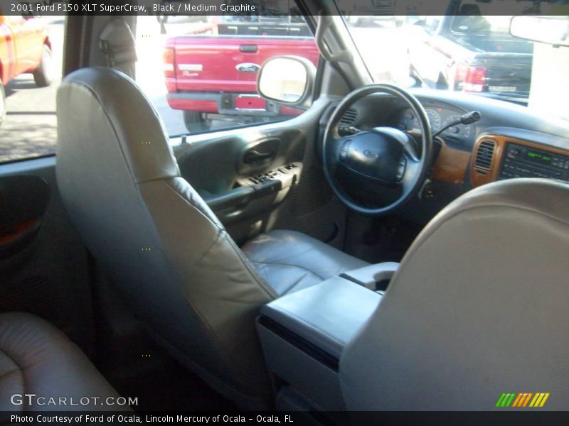 Black / Medium Graphite 2001 Ford F150 XLT SuperCrew